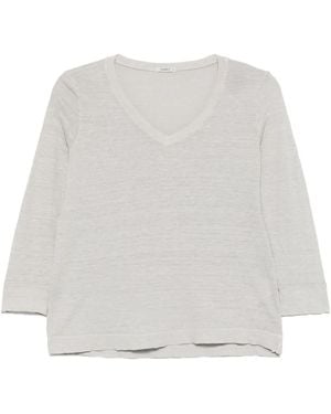 Transit T-Shirt Con Scollo A V - Bianco