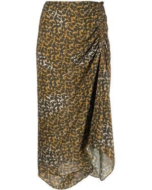 Isabel Marant Azaria フローラル スカート - グリーン