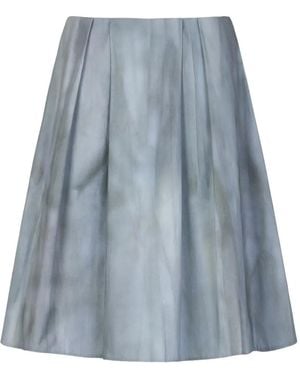 Vince Pleated Skirt - Blue