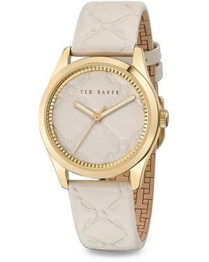 Ted Baker Orologio Trapuntato 34Mm - Metallizzato