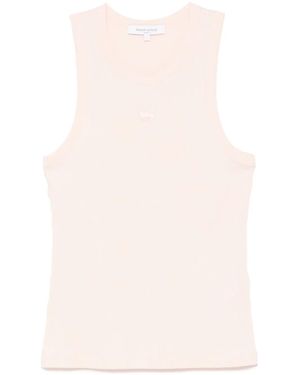 Maison Kitsuné Baby Fox Ribbed Tank Top - Natural