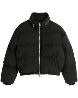 Ami Paris De Coeur Nylon Down Jacket - Black