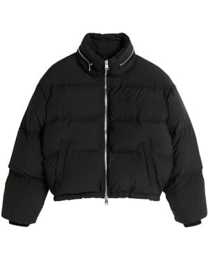 Ami Paris De Coeur Nylon Down Jacket - Black