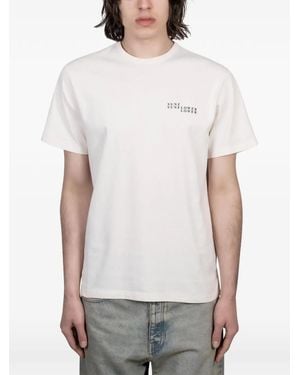 sunflower Logo-Detail T-Shirt - White