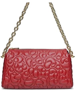 Tous Gesteppte Greta Satchel-Tasche Mit Kettenriemen - Rot