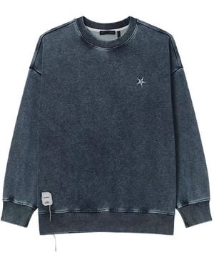 FIVE CM Star-Patchwork Sweatshirt - Blue