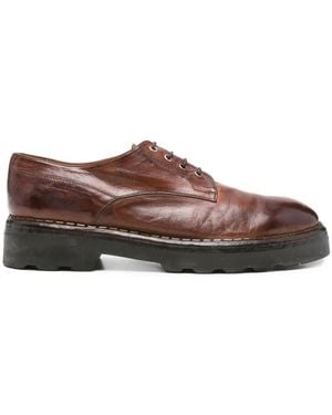 Eleventy Derby-Schuhe mit Schnürung - Braun