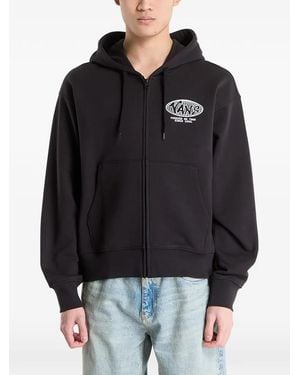 Vans Logo-Print Hoodie - Black