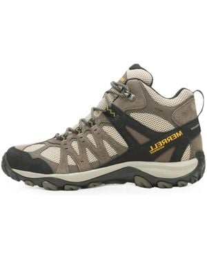 Merrell Accentor 3 Mid Wide Waterproof Hiking Boots - Gray