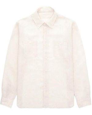 Fortela Work Linen Shirt - White