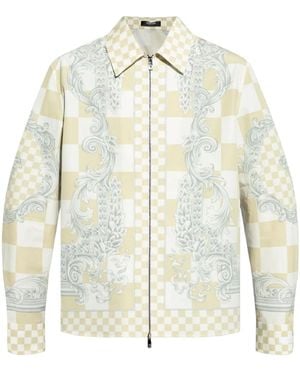 Versace Medusa Contrasto Blousonjacke - Weiß