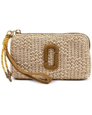 Marc Jacobs Pochette Snapshot À Design Tressé - Natural