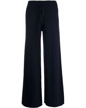 Lisa Yang Sofi High-Waisted Wide-Leg Pants - Blue