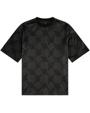 Daily Paper Matchstick T-Shirt mit Shield-Muster - Schwarz