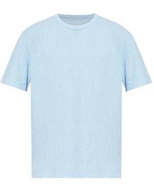 Officine Generale Cotton T-Shirt - Blue