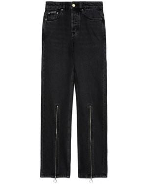 Eytys Orion Cotton Straight-Leg Jeans - Black