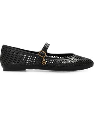 MICHAEL Michael Kors Nellie Flex Perforated Ballet Flats - White