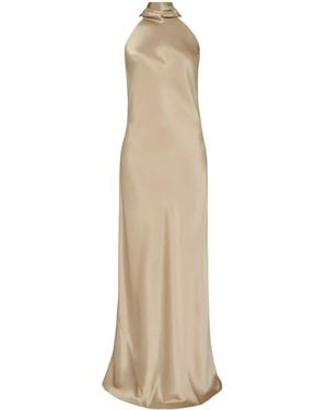 Galvan London Vestido De Fiesta Sienna - Neutro