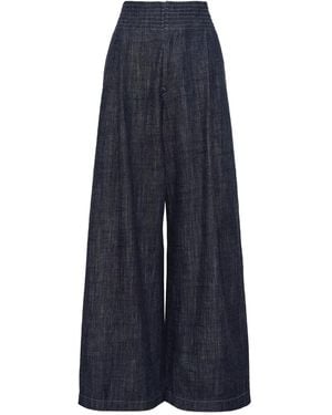 Y's Yohji Yamamoto Jeans mit Bundfalten - Blau