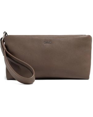 ZEGNA Softy Clutch - Braun