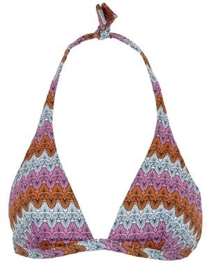 Vilebrequin Swimsuit Bikini Top X Mary Katrantzou - Red