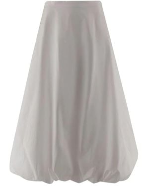 By Malene Birger Balloon A-Line Skirt - Grey