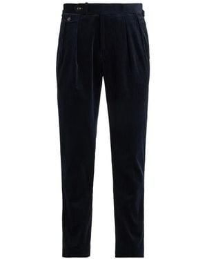 Polo Ralph Lauren Pleated-Detail Corduroy Pants - Black