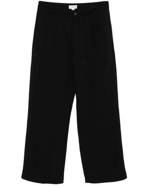 Lacoste Straight-Leg-Hose Mit Logo - Schwarz