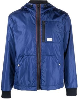 Fay Padded Zipped Jacket - Blue