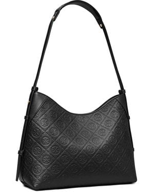 Tory Burch T Monogram ショルダーバッグ - ブラック