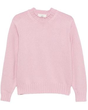 DUNST Maglione Girocollo A Maniche Lunghe - Rosa