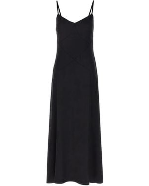 Le twins Flora Midikleid - Schwarz
