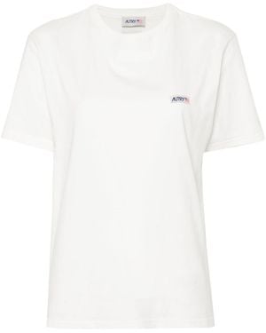 Autry Main Wom Cotton T-Shirt - White