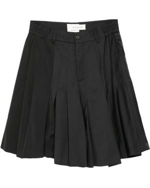 Feng Chen Wang Pleated Shorts - Black