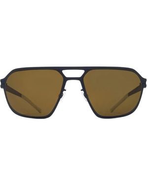 Mykita Sinclair Geometric-Frame Sunglasses - Black