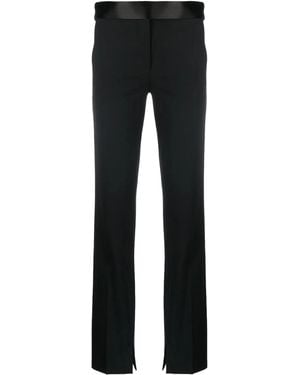 Stella McCartney Hose aus Satin - Schwarz