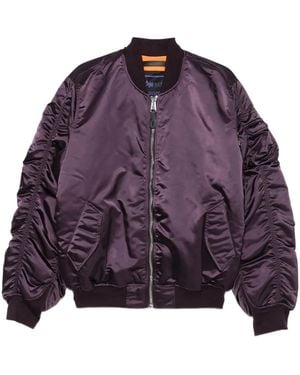 Alpha Industries Chaqueta Ma-1 Uv Con Cremallera - Morado