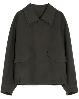 Lemaire Flap-Pockets Shirt Jacket - Black