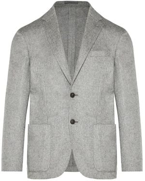 Corneliani パッチポケット ジャケット - グレー