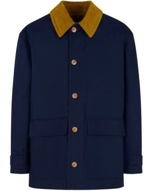 Marni Cappotto Con Bottoni - Blu