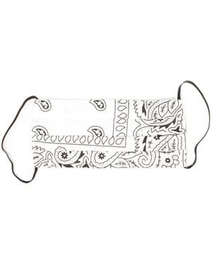 ARIZONA LOVE Bandana Paisley-Print Face Mask - White
