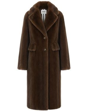 S.W.O.R.D Notch-Lapels Coat - Brown
