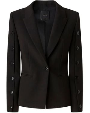 Pinko "Garuta Double Canvas Blazer - Black