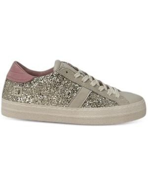Date Hill Low Lace-Up Trainers - Metallic