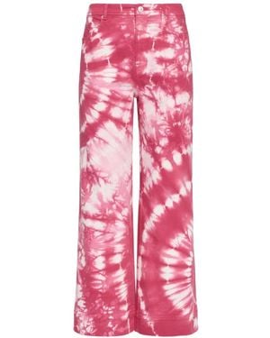 Cinq À Sept Vaqueros Betsy Con Motivo Tie-Dye - Rosa