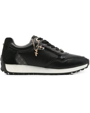 Mexx Hena Logo-Charm Paneled Sneakers - Black