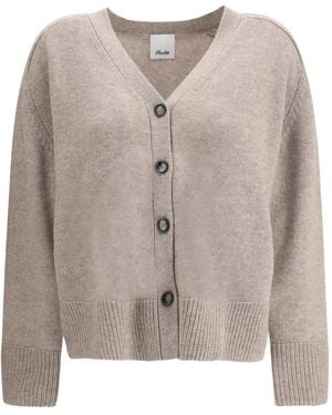Allude ボタン カーディガン - ナチュラル