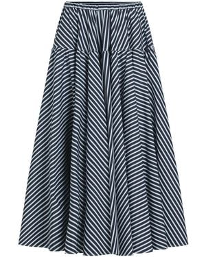 Patou Maxi-Rok Van Biologisch Katoen Met Print - Blauw