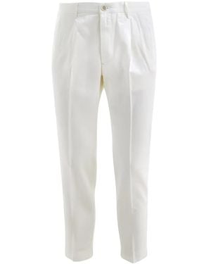 Cruna Clichy Pleated Pants - White