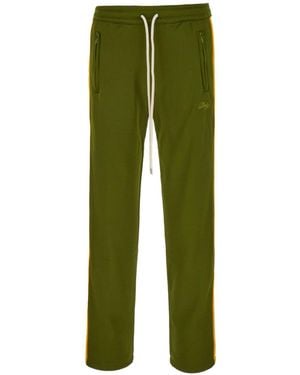 Drole de Monsieur Striped Track Trousers - Green